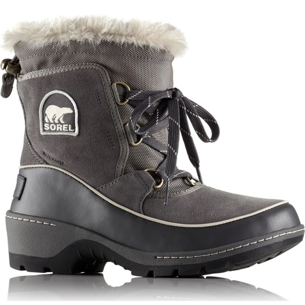 Sorel Boots Slimpack II Lace Waterproof ThermoPlus Nubuck Dring LugSole Grey 8